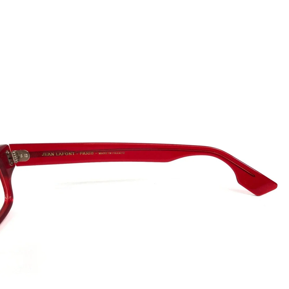 Jean Lafont Eyeglasses Frames TIBERE 462 Clear Transparent Red 52-16-148